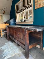 Originele Werkbank met Patina - Landelijk & Industrieel, Doe-het-zelf en Verbouw, Werkbanken, Ophalen
