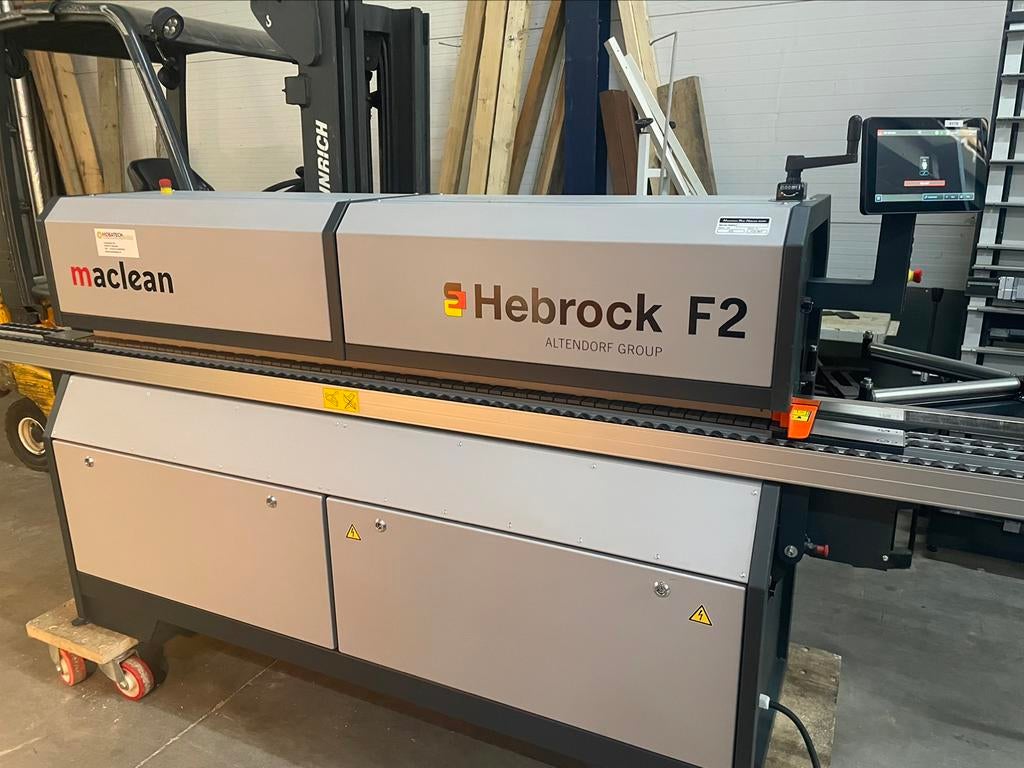 Kantenlijmer specialist bied aan weer  zo mooie hebrock f2, Zakelijke goederen, Machines en Bouw | Houtbewerking, Ophalen of Verzenden