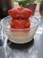 Handgemaakte Soja Wax Kaars - Teddybeer Design, Overige materialen, Crème, Nieuw, Ophalen of Verzenden