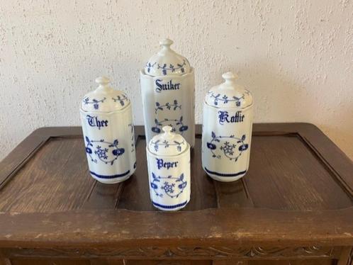 Vintage keramische voorraadpotten set, Antiek en Kunst, Antiek | Keramiek en Aardewerk, Ophalen
