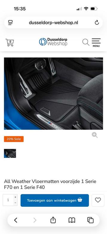 All Weather Vloermatten 1 Serie F70/F40 beschikbaar voor biedingen