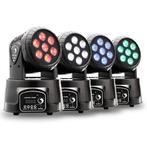 4x Moving Head mini wash 7x10W LED NIEUW, Muziek en Instrumenten, Licht en Laser, Ophalen of Verzenden