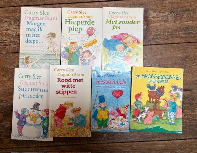Carrie Slee 8 boeken. Tekeningen Dagmar Stam, Boeken, Kinderboeken | Jeugd | 10 tot 12 jaar, Gelezen, Ophalen of Verzenden