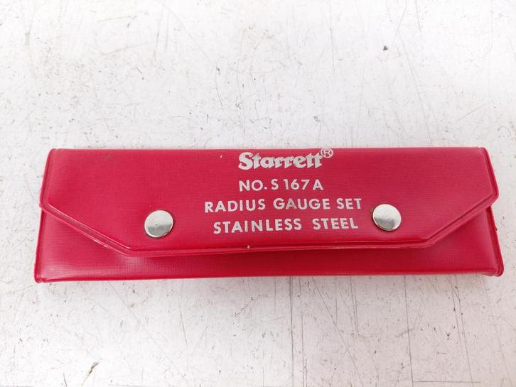 Starrett No. S 167 A RVS Radius Meet Set Inch maten, Doe-het-zelf en Verbouw, Gereedschap | Handgereedschap