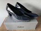 Gabor lak donker blauw schoenen mt 40.5, Blauw, Ophalen of Verzenden, Gabor, Zo goed als nieuw