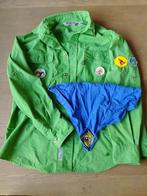 scouting blouse 164 met insignes en sjaal, Verzamelen, Scouting, Ophalen, Zo goed als nieuw, Kleding