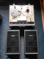 Sony Bandrecorder TC 252, met 2 Boxen Staat Stroom op, Draai, Audio, Tv en Foto, Bandrecorders, Ophalen of Verzenden