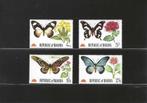 Biafra 27-30 insekten vlinders jaar 1968 serie minimaal plak, Verzenden, Postfris, Dier of Natuur