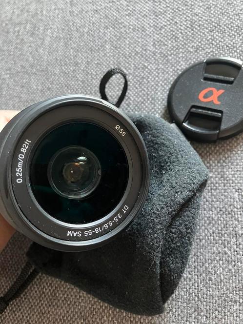 Sony DT 18-55mm F/3.5-5.6 SAM II Objectief. Alpha zoom lens, Audio, Tv en Foto, Fotografie | Lenzen en Objectieven, Zo goed als nieuw