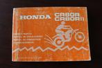 Honda CR80R RII 1984 motorycle owner's manual CR 80 handbuch, Motoren, Ophalen of Verzenden, Honda