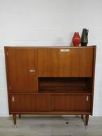 Vintage midcentury barkast | highboard, Huis en Inrichting, Ophalen, Zo goed als nieuw, Minder dan 150 cm, Minder dan 100 cm