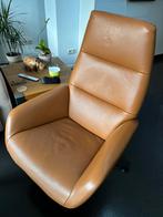 Prachtige Montel Ergo leren fauteuil - cognac kleur - zgan, Huis en Inrichting, Fauteuils, Ophalen, Modern luxe, Zo goed als nieuw