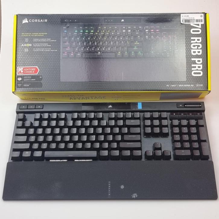 Corsair K70 RGB PRO MX toetsenbord | In Nette Staat, Computers en Software, Toetsenborden, Zo goed als nieuw
