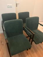 Groene eetkamerstoelen 4stuks, Ophalen, Gebruikt, Overige kleuren, Vier