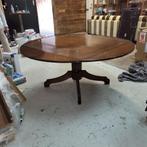 Ronde tafel (inklapbaar naar vierkant), Ophalen, Gebruikt, 150 tot 200 cm, Rond