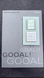 GIRA inbouw FM radio. Afdekraam mint glas Esprit, Ophalen of Verzenden, Zo goed als nieuw