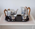 Art Deco servies met dienblad - Picquot Ware England, Antiek en Kunst, Verzenden