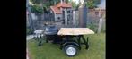 Bbq kamado barbeque aanhanger kar, Ophalen, Zo goed als nieuw
