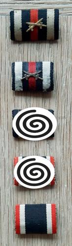 3 Duitse Feldspangen 1 Medaille WW2 en WW1, Verzamelen, Militaria | Tweede Wereldoorlog, Ophalen of Verzenden, Duitsland, Lintje, Medaille of Wings
