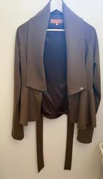 JOSH V blazer donker bruin met ceintuur, Bruin, Verzenden, Maat 42/44 (L), Zo goed als nieuw