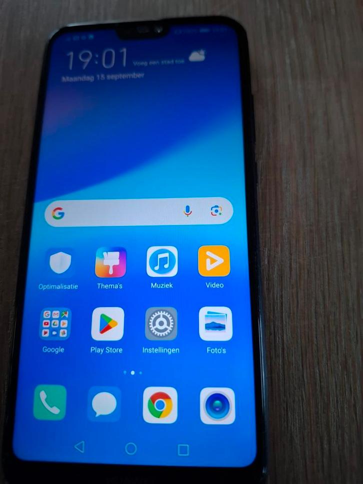 Huawei P20 Lite met prepaid tegoed, Telecommunicatie, Mobiele telefoons | Huawei, Zo goed als nieuw, Touchscreen, Android OS, 10 megapixel of meer