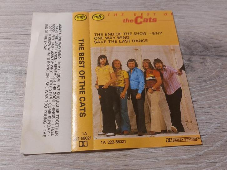 THE CATS - THE BEST OF (CASSETTEBANDJE), Cd's en Dvd's, Cassettebandjes, Zo goed als nieuw, Origineel, Pop, 1 bandje, Ophalen of Verzenden