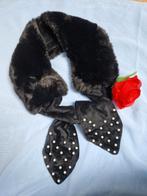 Zwart hals sjaaltje faux fur, Ophalen of Verzenden, Nieuw, Sjaal