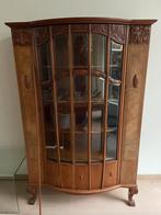 Supermooie antieke vitrinekast/servieskast, Huis en Inrichting, Kasten | Vitrinekasten, Ophalen, Gebruikt, 100 tot 150 cm, 25 tot 50 cm