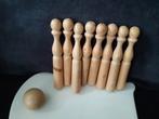 Houten kl  kegels  met balletje ,kegelspel, landelijk ,stoer, Ophalen of Verzenden