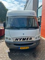 Hymer B614 XXL garage en lage km stand!, Caravans en Kamperen, Integraal, Ringverwarming, Fiat, Koelkast