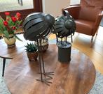 Vreemde vogels kunstobject metaal steltlopers, Ophalen of Verzenden