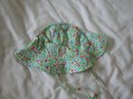 Hema - gebloemd zomer hoedje maat 9 - 18 maanden, Kinderen en Baby's, Babykleding | Petten en Hoeden, Meisje, Hoed, Ophalen of Verzenden
