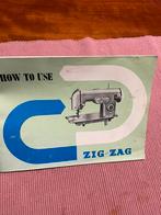 Boekje Zig-Zag  naaimachine, Antiek en Kunst, Ophalen of Verzenden