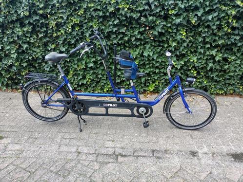 Ouder-kind tandem van copilot, Fietsen en Brommers, Fietsen | Tandems, Gebruikt, Minder dan 10 versnellingen, 49 tot 53 cm, 47 tot 51 cm