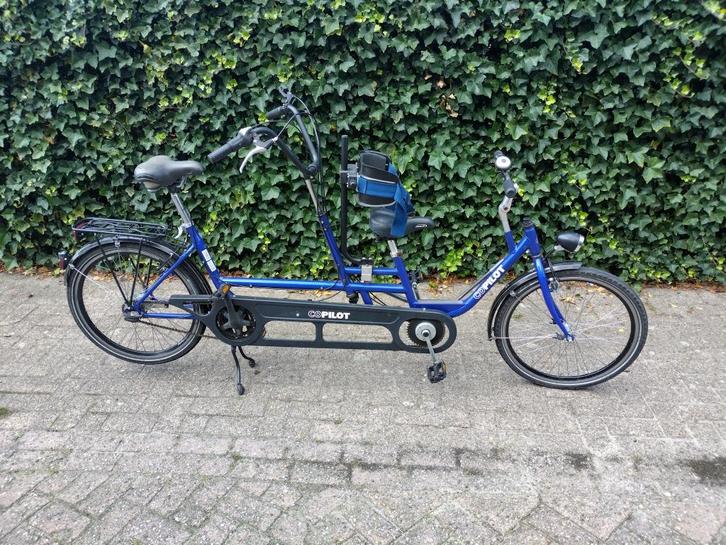 Ouder-kind tandem van copilot, Fietsen en Brommers, Fietsen | Tandems, Gebruikt, Minder dan 10 versnellingen, 49 tot 53 cm, 47 tot 51 cm