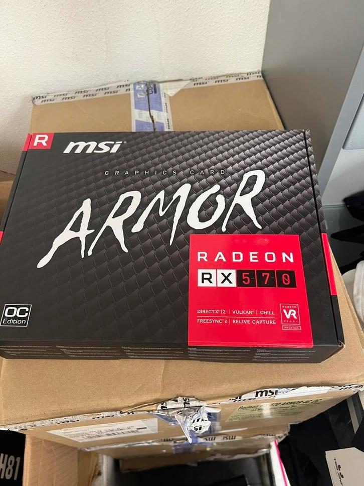 Msi rx570 armor, Computers en Software, Videokaarten, Zo goed als nieuw, AMD, GDDR4, Ophalen