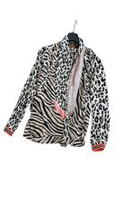 Marc Cain blouse met dierenprint  maat 36/38, Overige kleuren, Ophalen of Verzenden, Zo goed als nieuw, Maat 36 (S)