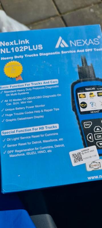 Nexlink nl102plus nexas vrachtwagens en autos OBD/OBD2/EOBD/ beschikbaar voor biedingen