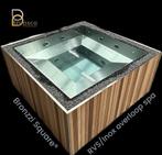 Jacuzzi Bronzzi Square RVS, Tuin en Terras, Bubbelbaden en Hottubs, Ophalen, Nieuw, Vast