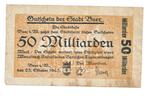 Duitsland 50 miljard Mark 1923 Tegoedbon Buer