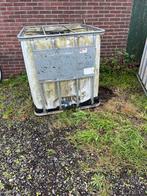 IBC , water vat, regenton, slowfeeder, hooibak, Tuin en Terras, Regentonnen, Ophalen, Kunststof, Gebruikt, Met kraantje