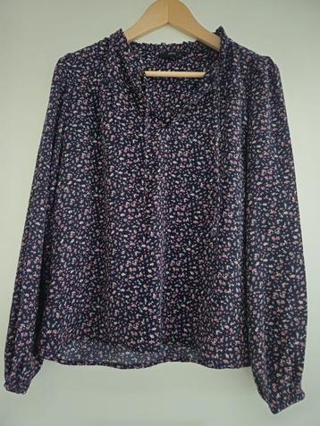 Dames blouse Pigalle donkerblauw met motief maat S nieuwst. beschikbaar voor biedingen