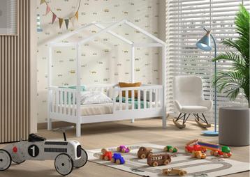Dallas peuterbed huisbed - 70x140 - Wit beschikbaar voor biedingen