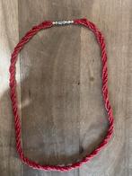Bloedkoralen Ketting, Sieraden, Tassen en Uiterlijk, Ophalen of Verzenden, Zo goed als nieuw, Rood, Steen of Mineraal
