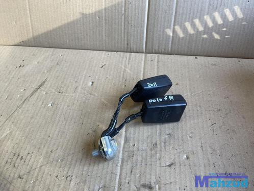 VW POLO 6R Gordel insteek klik sluiting dubbel achter 2009-2, Auto-onderdelen, Interieur en Bekleding, Volkswagen, Gebruikt, Ophalen of Verzenden