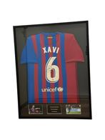 Xavi gesigneerd FC Barcelona 21/22 ingelijst thuis shirt, Verzamelen, Shirt, Ophalen of Verzenden, Zo goed als nieuw, Buitenlandse clubs