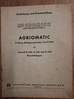 Mccormick international instructieboeken en onderdelenboekje, Ophalen, Gelezen