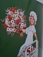 Sil gebold emaille bord uit de jaren 80, Ophalen of Verzenden, Zo goed als nieuw, Reclamebord