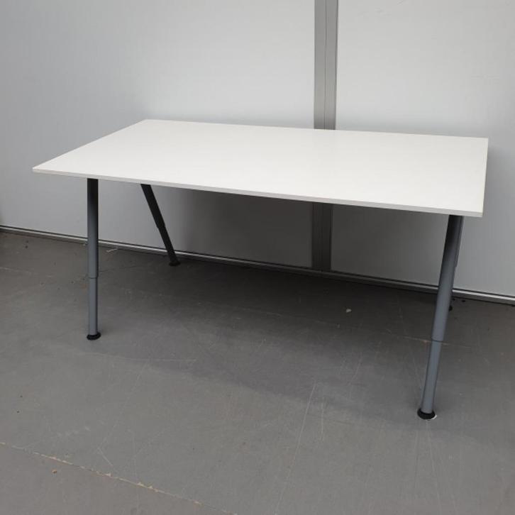 4x Ikea Galant bureau - 160x80 cm, Huis en Inrichting, Bureaus, Gebruikt, In hoogte verstelbaar, Ophalen