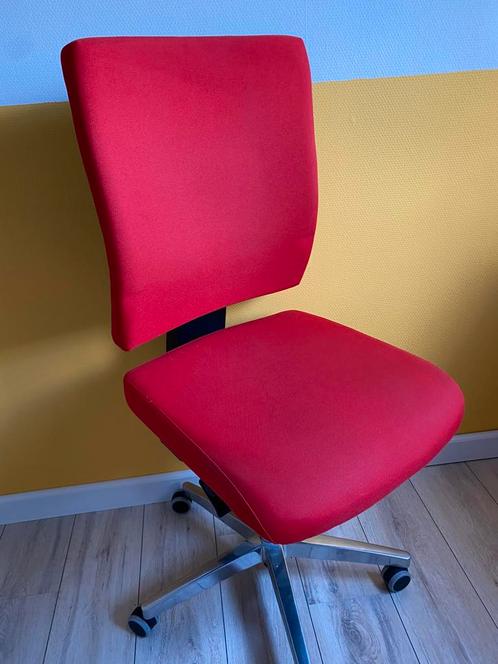 Topstar Rode bureaustoel, zie omschrijving., Huis en Inrichting, Bureaustoelen, Gebruikt, Bureaustoel, Rood, Ergonomisch, Ophalen
